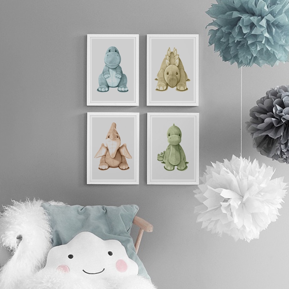 Nordic Animal Baby Room Poster Nordic Animal Baby Room Poster