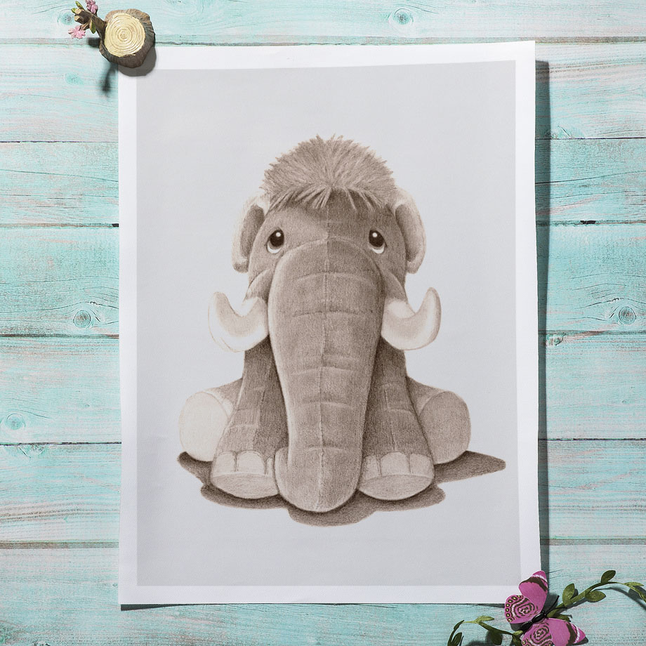 Nordic Animal Baby Room Poster Nordic Animal Baby Room Poster