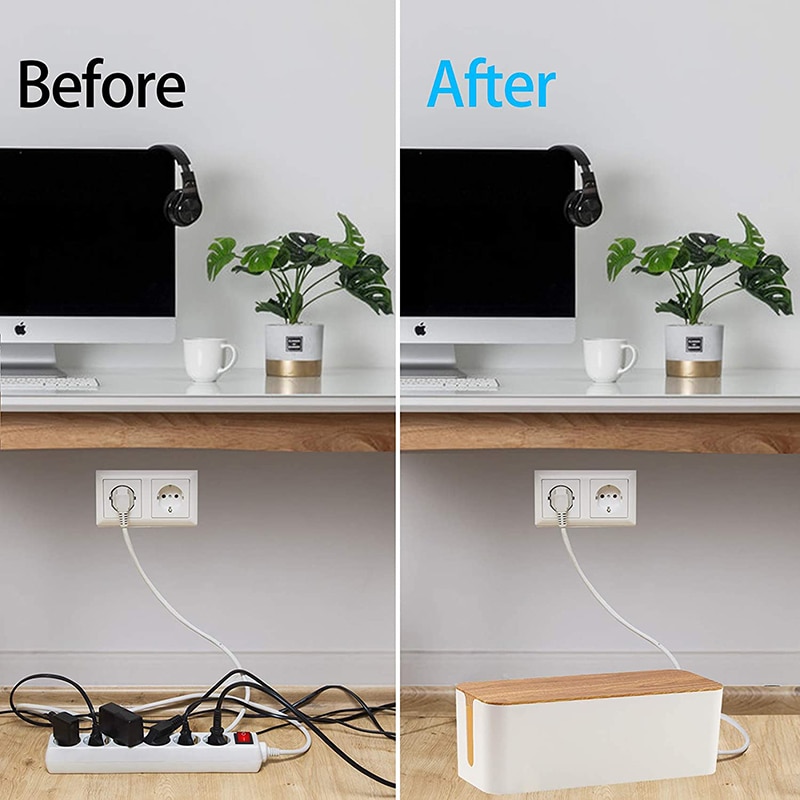 Nordic Cable Storage Organizer Box