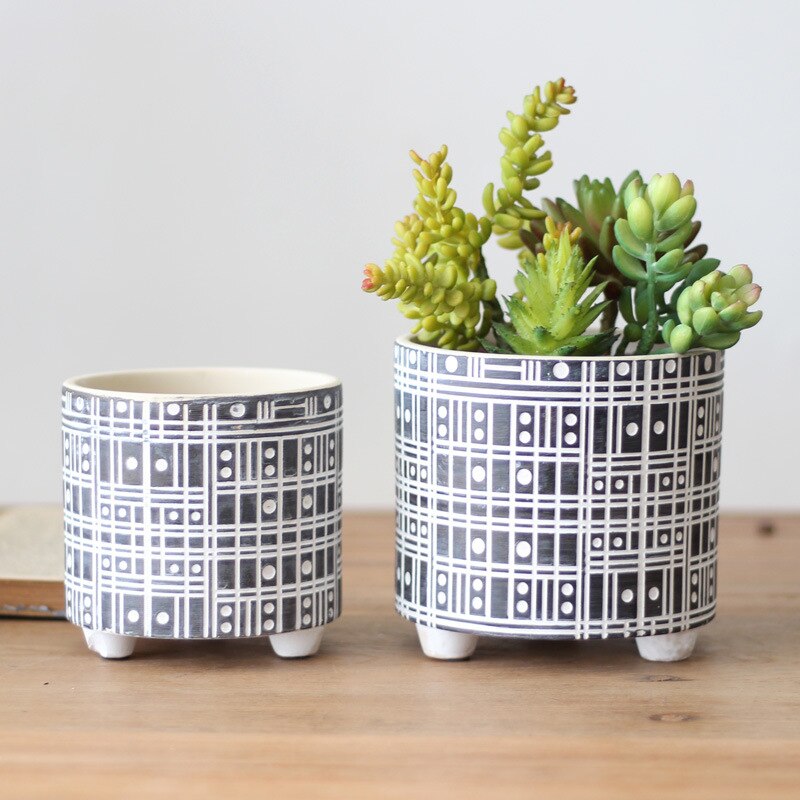 Nordic Ceramic Boho Flower Pot