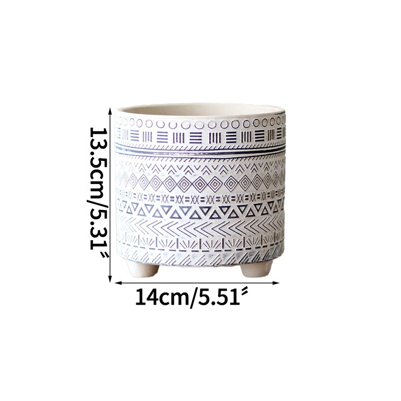 Nordic Ceramic Boho Flower Pot