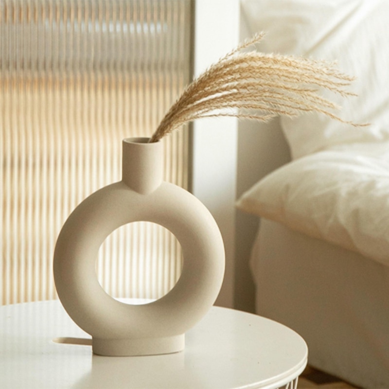 Nordic Ceramic Donut Vase Nordic Ceramic Donut Vase