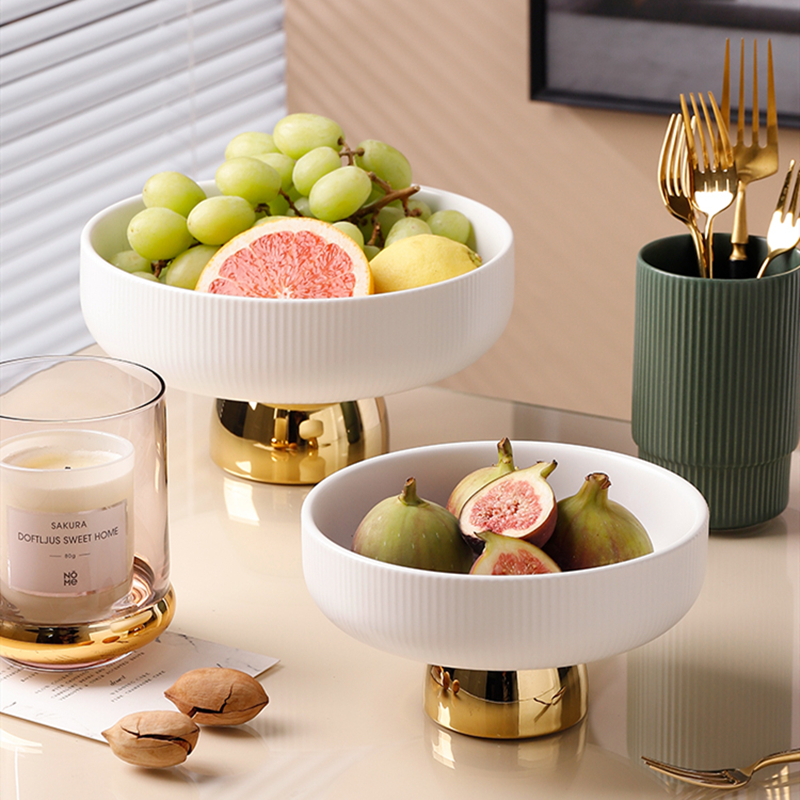 Nordic Ceramic Fruit Bowl