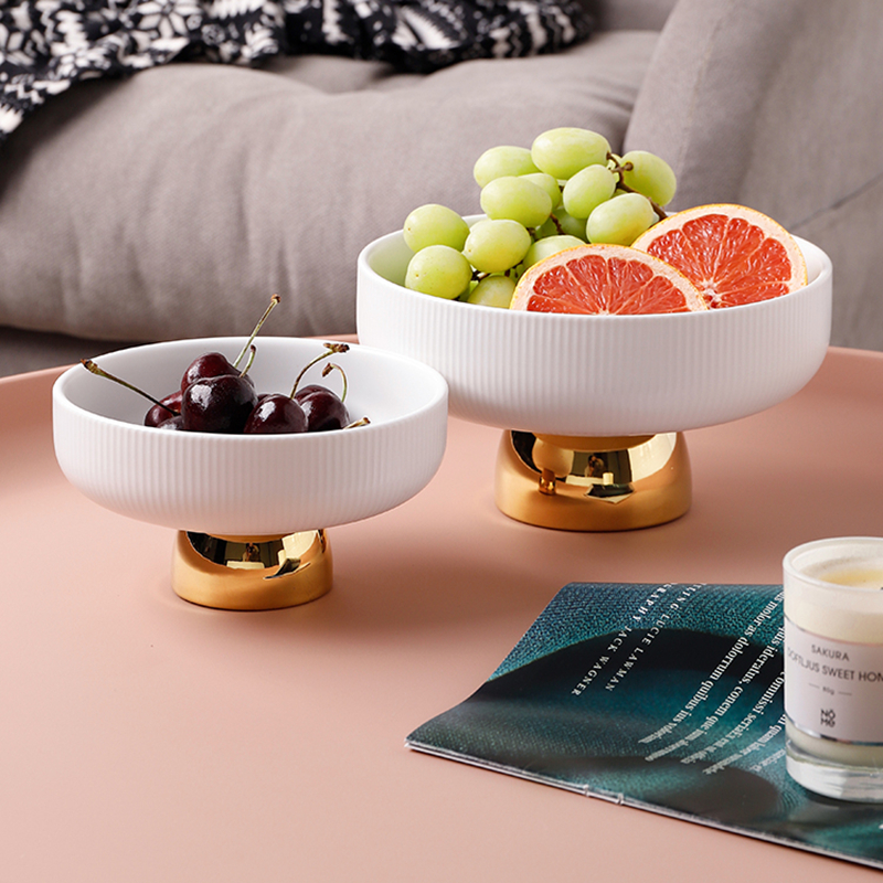 Nordic Ceramic Fruit Bowl