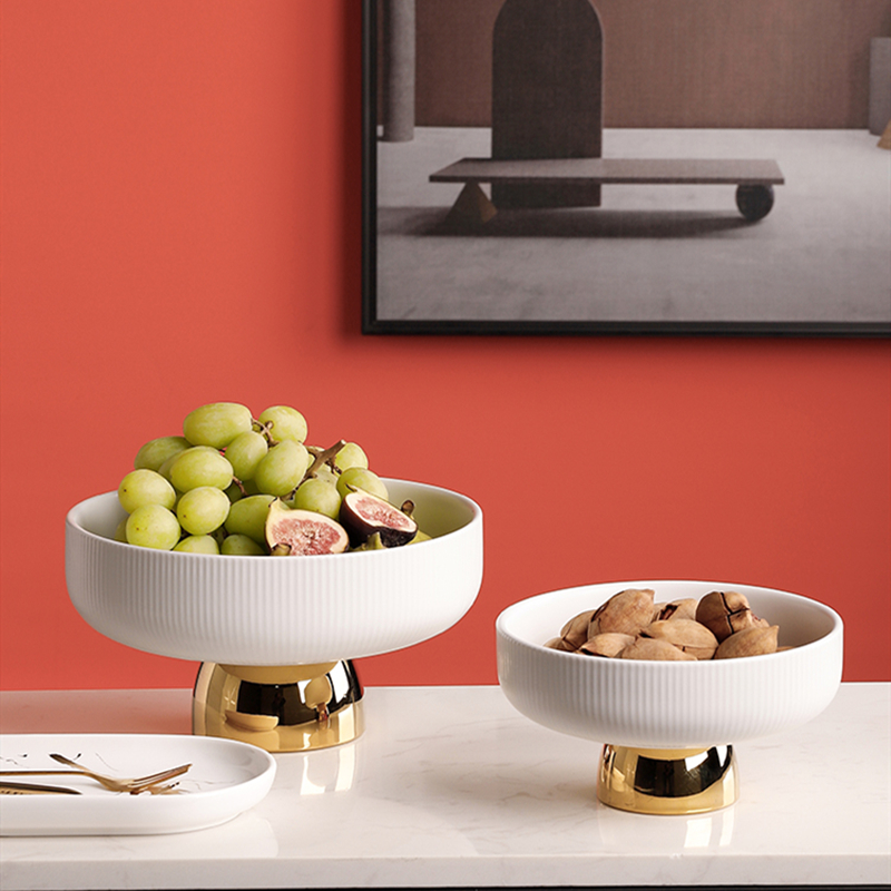 Nordic Ceramic Fruit Bowl