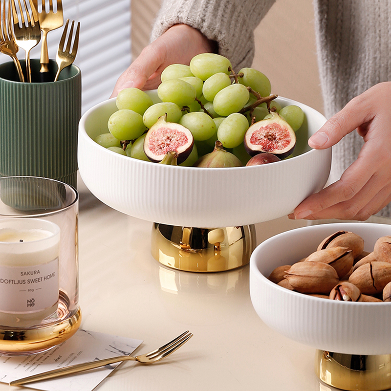 Nordic Ceramic Fruit Bowl