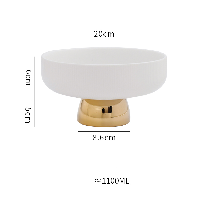 Nordic Ceramic Fruit Bowl