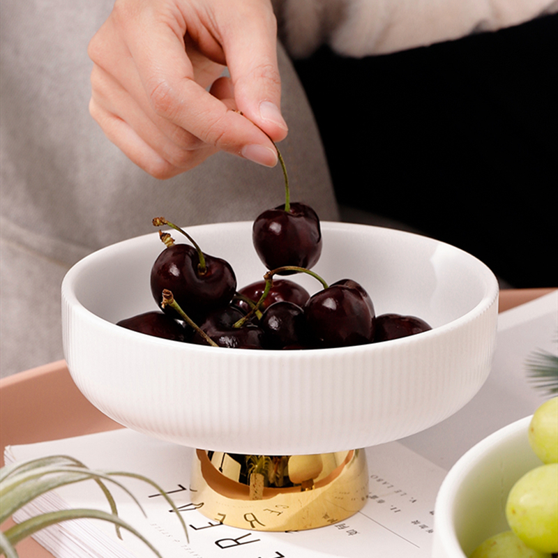 Nordic Ceramic Fruit Bowl