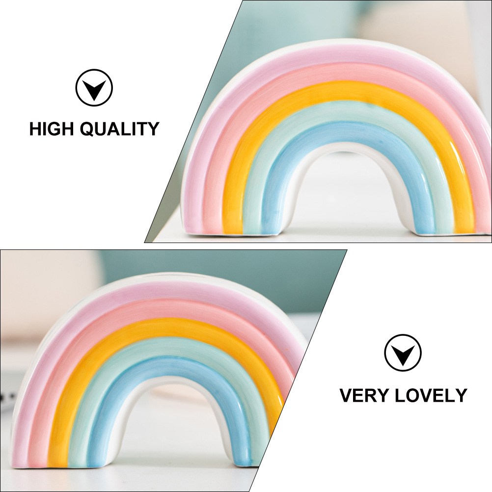 Nordic Ceramic Rainbow Piggy Bank Nordic Ceramic Rainbow Piggy Bank