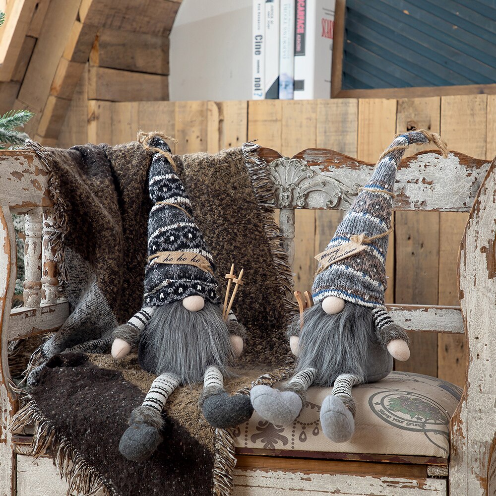 Nordic Christmas Gnome Plush Decor