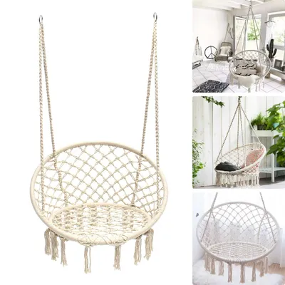 Nordic Cotton Rope Chair Swing Nordic Cotton Rope Chair Swing