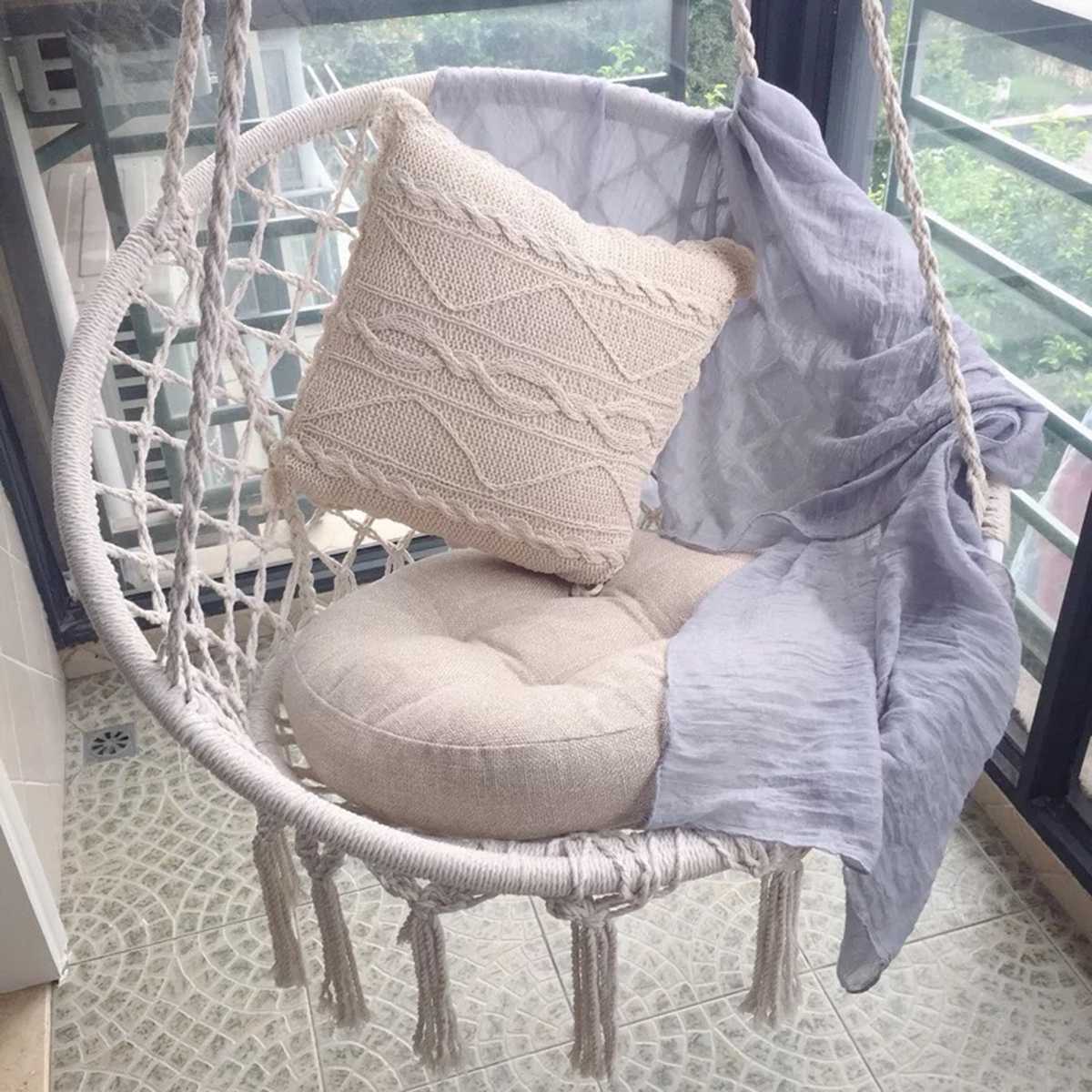 Nordic Cotton Rope Chair Swing Nordic Cotton Rope Chair Swing