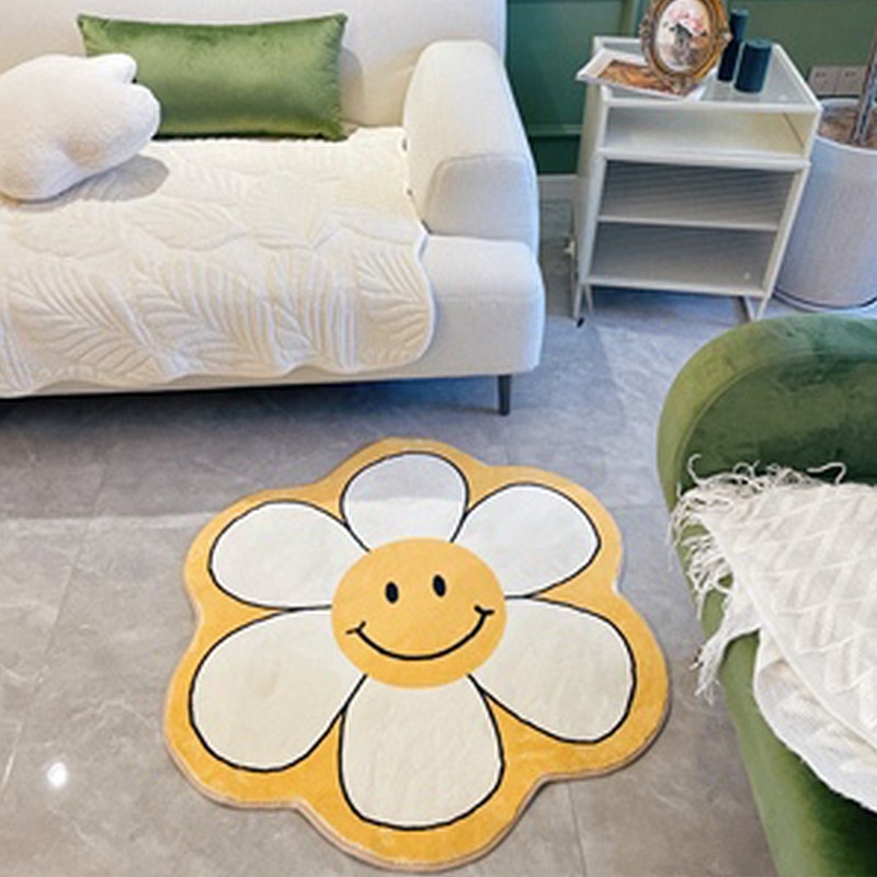 Nordic Design Flower Shaped Rug