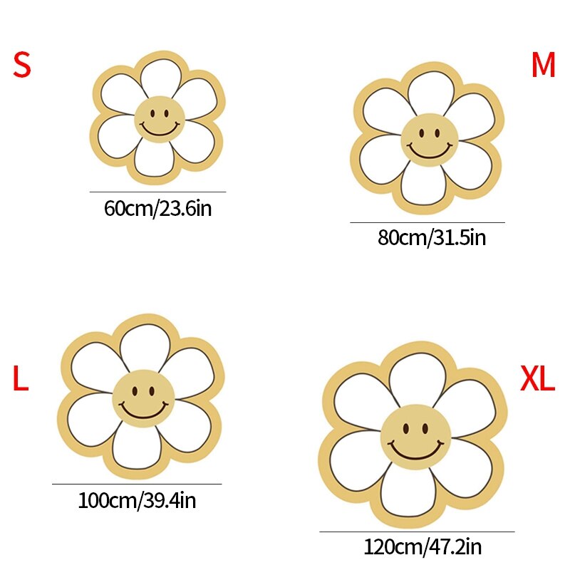 Nordic Design Flower Shaped Rug
