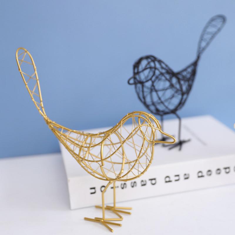 Nordic Garden Metal Bird Statue Nordic Garden Metal Bird Statue