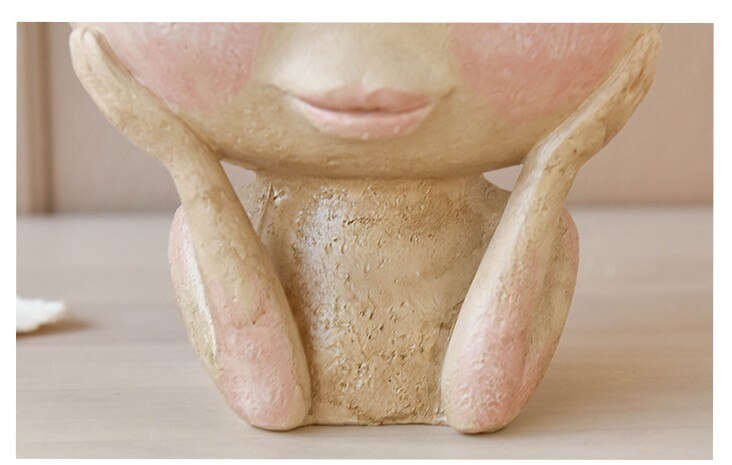 Nordic Plant Pot Head Nordic Plant Pot Head