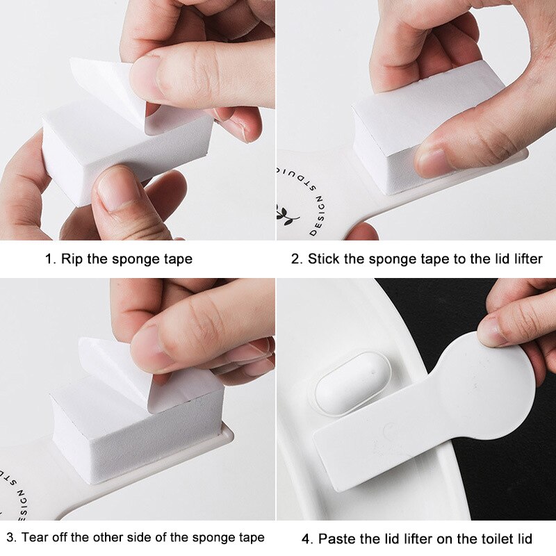 Nordic Plastic Toilet Lid Lifter