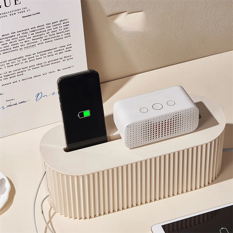 Nordic Plug Board Storage Box Cable Wire Organizer Case Socket Wireless WiFi Router Bracelet Desktop Data Line Plug