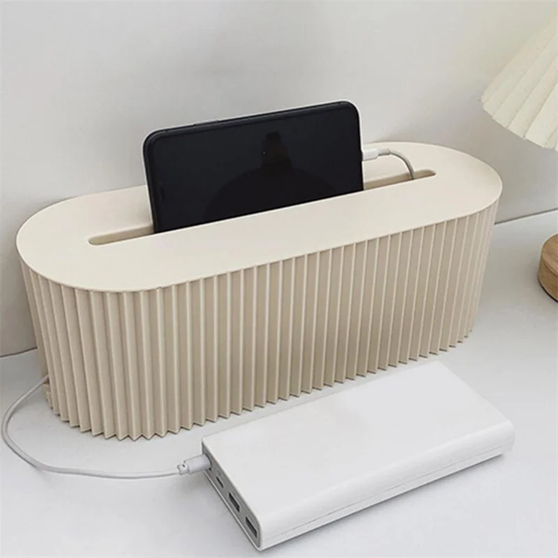 Nordic Plug Board Storage Box Cable Wire Organizer Case Socket Wireless WiFi Router Bracelet Desktop Data Line Plug