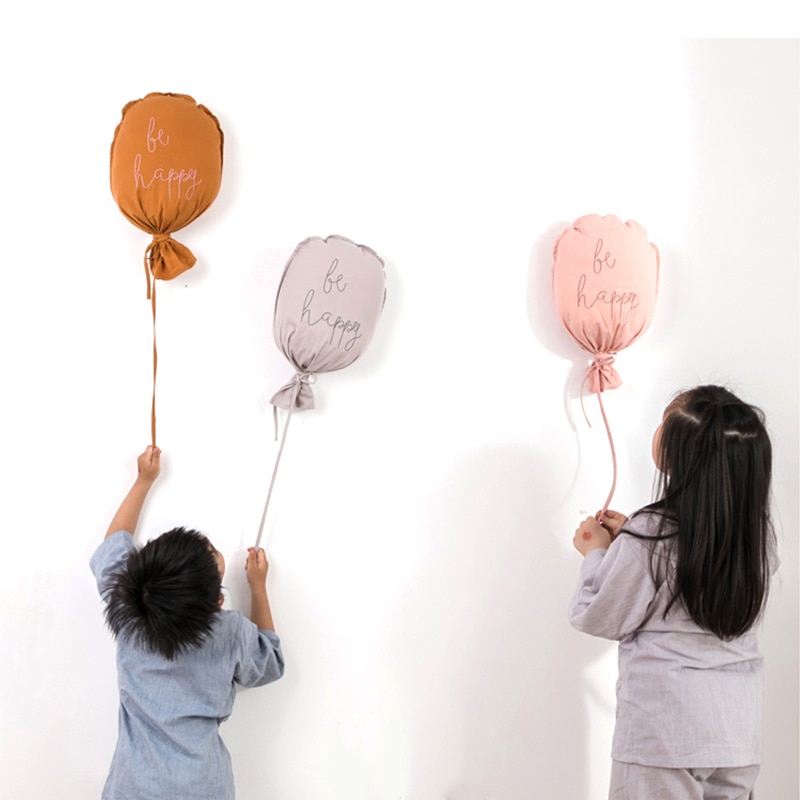 Nordic Soft Cotton Balloon Pillow