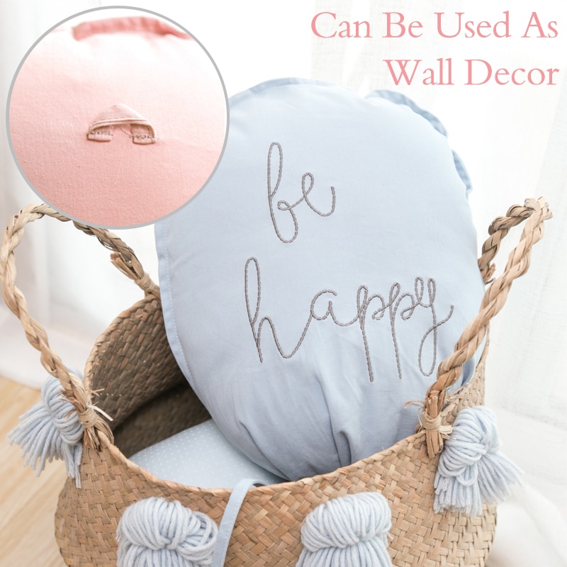 Nordic Soft Cotton Balloon Pillow