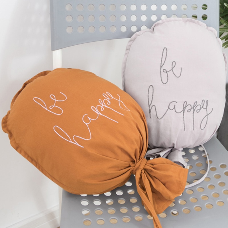 Nordic Soft Cotton Balloon Pillow