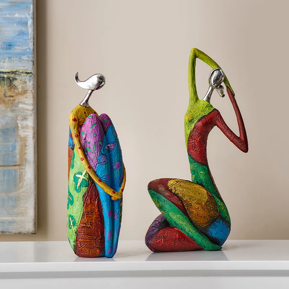 Nordic Style Creative Abstract Home Decoration Figure Sculpture Living Room Modern Art Figurine Desk Decoration Nordic Style Creative Abstract Home Decoration Figure Sculpture Living Room Modern Art Figurine Desk Decoration