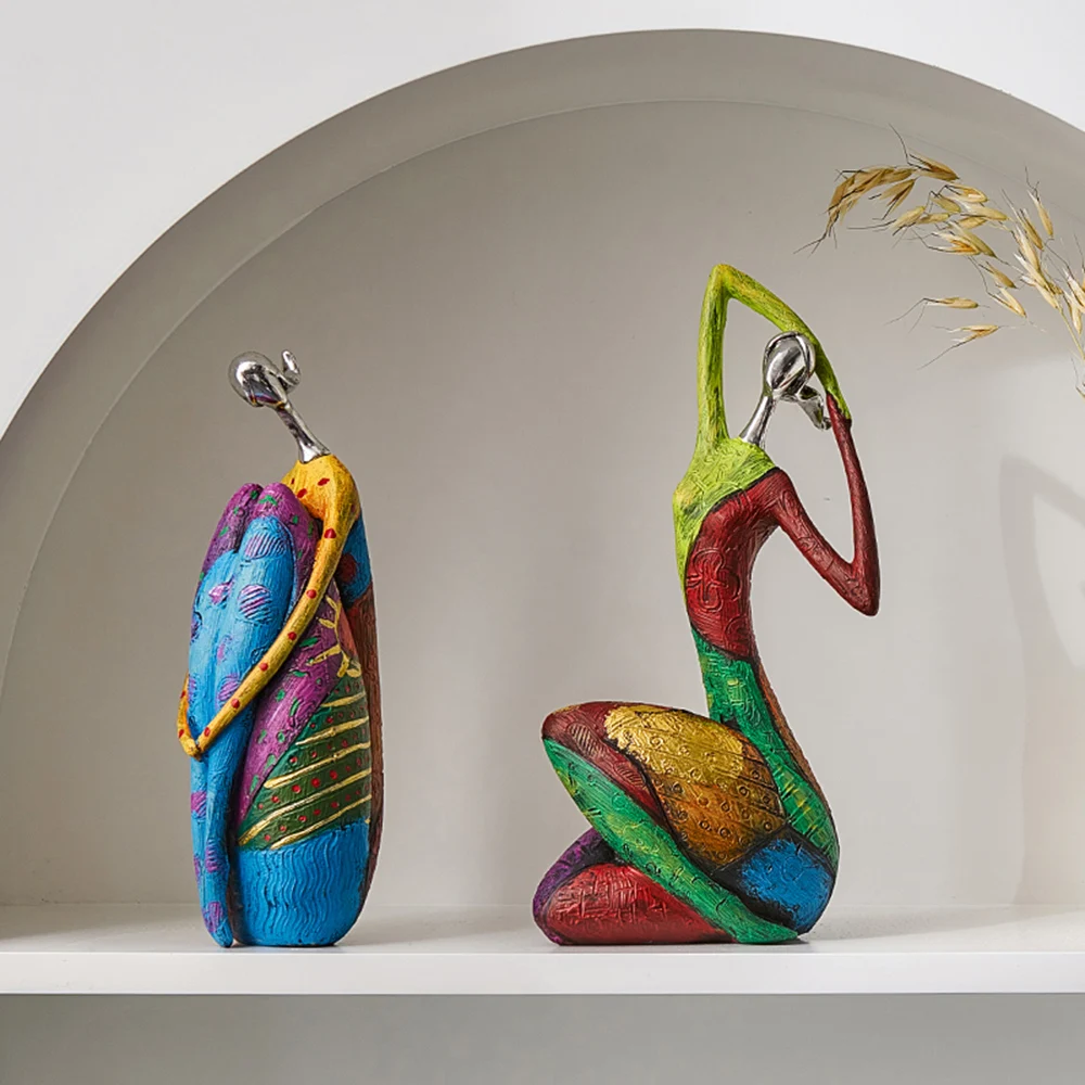 Nordic Style Creative Abstract Home Decoration Figure Sculpture Living Room Modern Art Figurine Desk Decoration Nordic Style Creative Abstract Home Decoration Figure Sculpture Living Room Modern Art Figurine Desk Decoration
