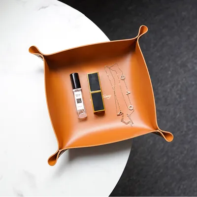 Nordic Style Leather Valet Tray Nordic Style Leather Valet Tray