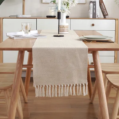 Nordic Style Linen Table Runner