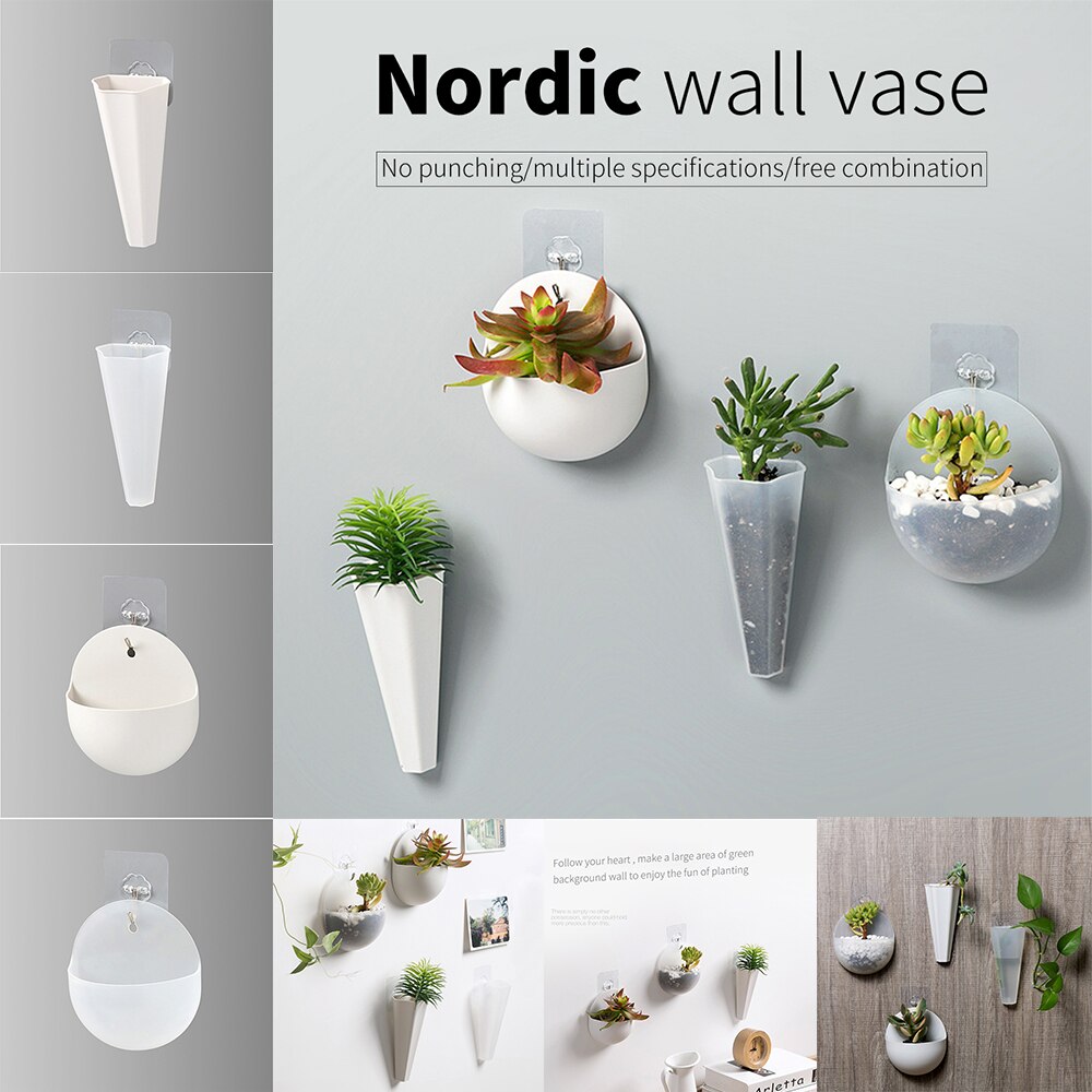 Nordic Style Wall Mount Plant Pot Nordic Style Wall Mount Plant Pot