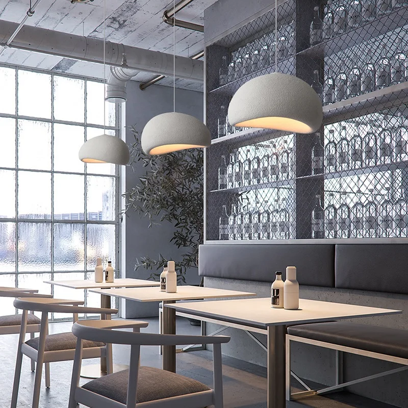 Nordic Wabi Sabi Pendant Lamps Dining Room Lighting Modern Living Room Bedroom LED Ceiling Chandelier Loft Lustre