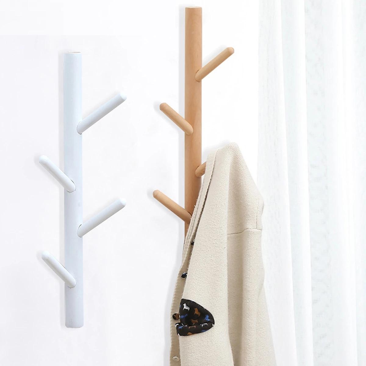 Nordic Wall Wooden Coat Rack