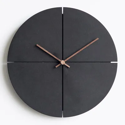 Nordic Wooden Minimalist Wall Clock