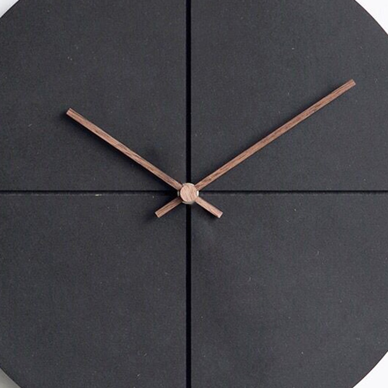 Nordic Wooden Minimalist Wall Clock