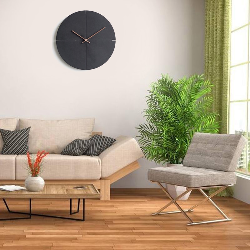 Nordic Wooden Minimalist Wall Clock