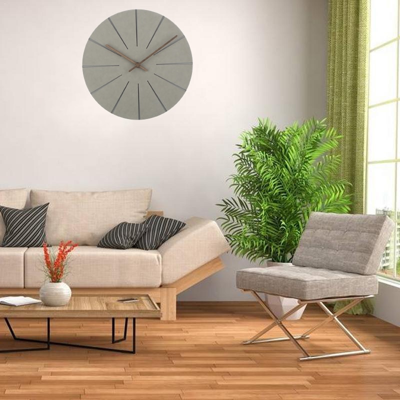 Nordic Wooden Minimalist Wall Clock