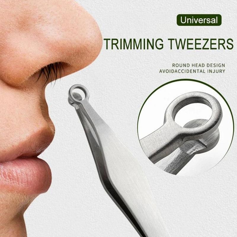 Nose Hair Tweezers Round Tip Trimmer Nose Hair Tweezers Round Tip Trimmer