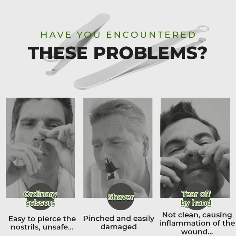 Nose Hair Tweezers Round Tip Trimmer Nose Hair Tweezers Round Tip Trimmer