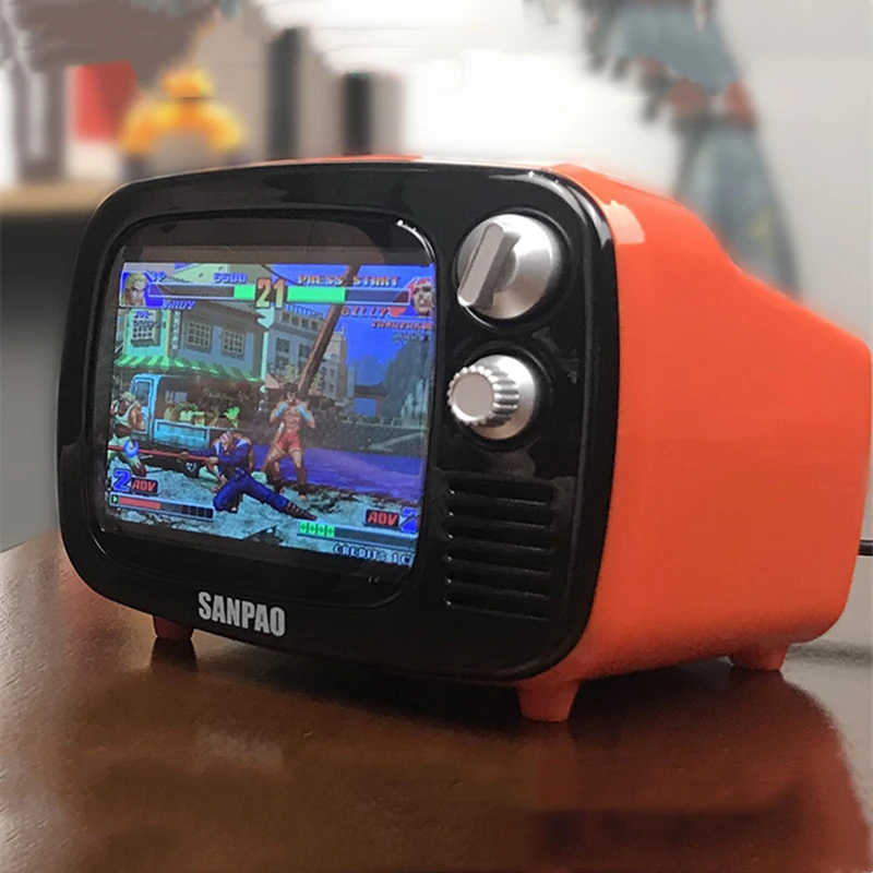 Nostalgic 3.5-inch TV Mini Portable TV Three-Shot Retro TV Android Game Console TV Nostalgic 3.5-inch TV Mini Portable TV Three-Shot Retro TV Android Game Console TV