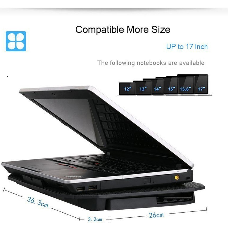 Notebook Cooler Adjustable Cooling Pad Notebook Cooler Adjustable Cooling Pad