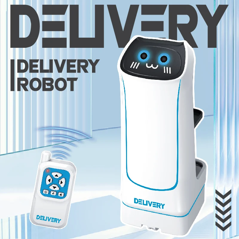 Novel Remote-Controlled Car Toys, Electric Food Delivery Robots, Small Item Transportation Games Funny Surprisest