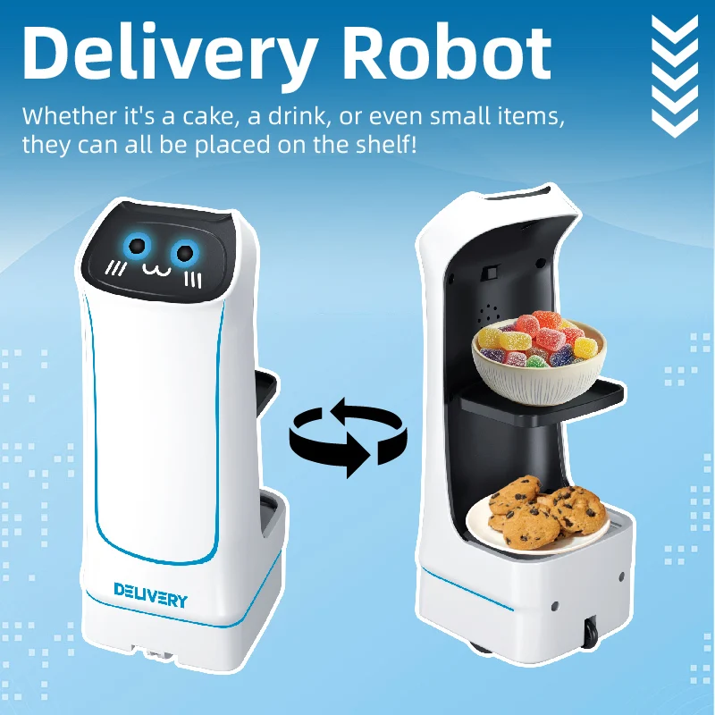 Novel Remote-Controlled Car Toys, Electric Food Delivery Robots, Small Item Transportation Games Funny Surprisest