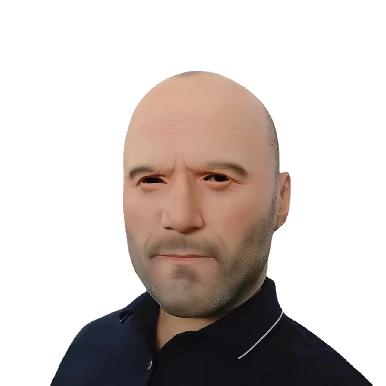 Novelty Halloween Costume Party Latex Head Mask of Bald Man