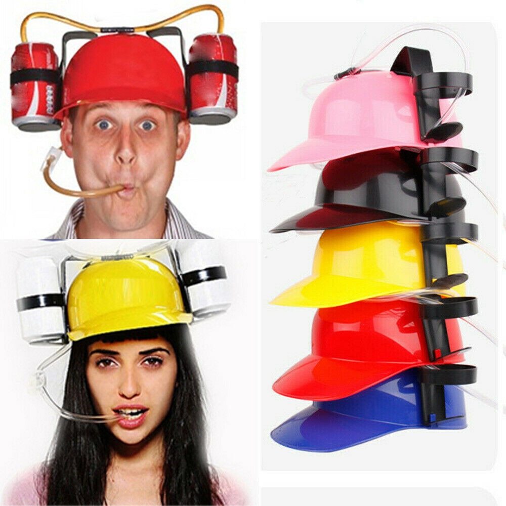 Novelty Lazy Beer Drinking Helmet Novelty Lazy Beer Drinking Helmet