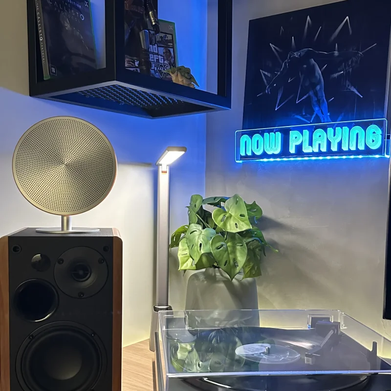 Now Playing Vinyl Record Stand CD Wall Mounted Display Acrylic Album Shelf Decor Room Lighting Gift For Him Neon Sign Now Playing Vinyl Record Stand CD Wall Mounted Display Acrylic Album Shelf Decor Room Lighting Gift For Him Neon Sign