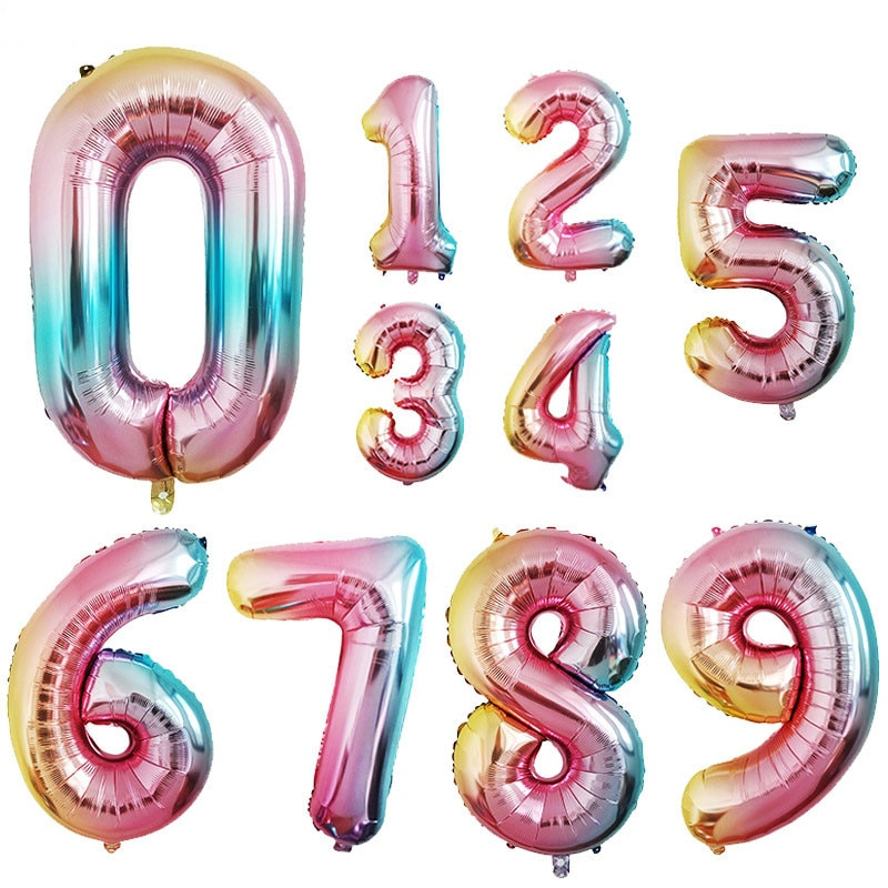 Number Balloons Party Decoration