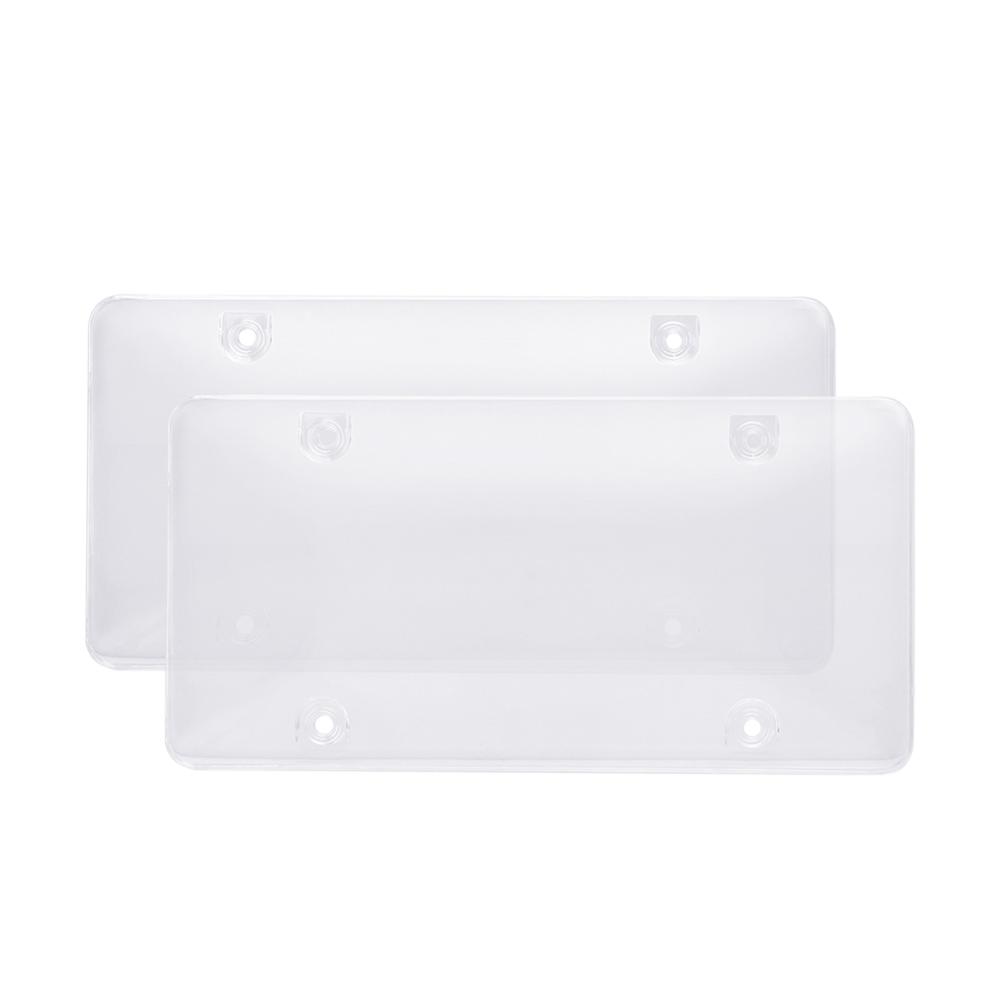 Number Plate Cover 2PC Plastic Set Number Plate Cover 2PC Plastic Set