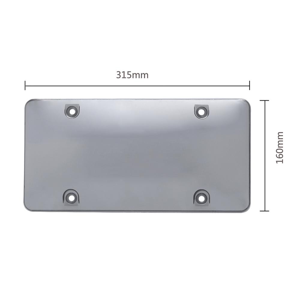 Number Plate Cover 2PC Plastic Set Number Plate Cover 2PC Plastic Set