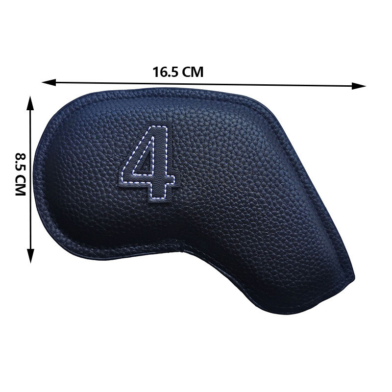 Numbered Leather Golf Club Covers (10 pcs)